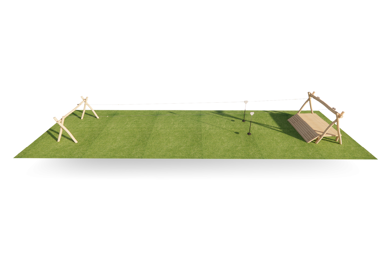 Kabelbaan met platform Zoef