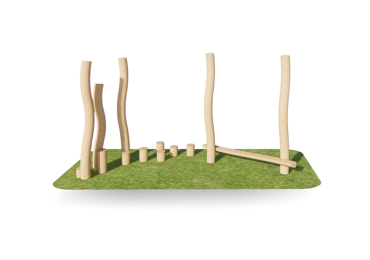 Balanceerparcours klein Wiebel