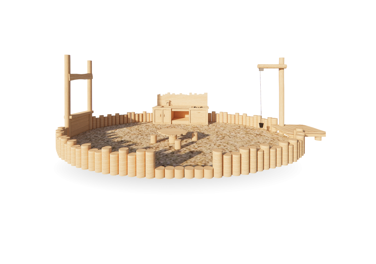 Zandbak compleet Zander