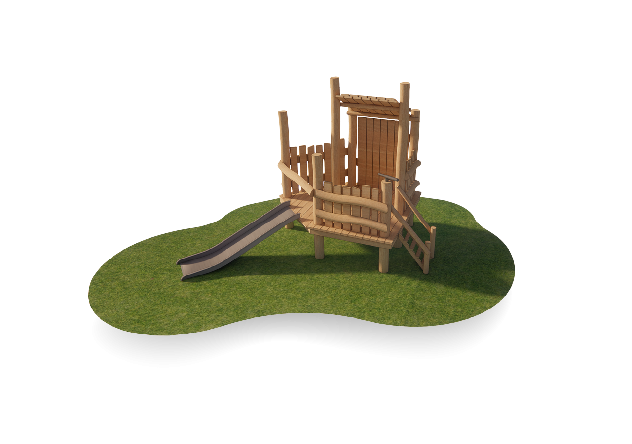 Speeltoestel Wolk biedt een speelse plek om te klimmen en ontdekken. Licht, veilig en perfect voor fantasierijk spel op hoogte.