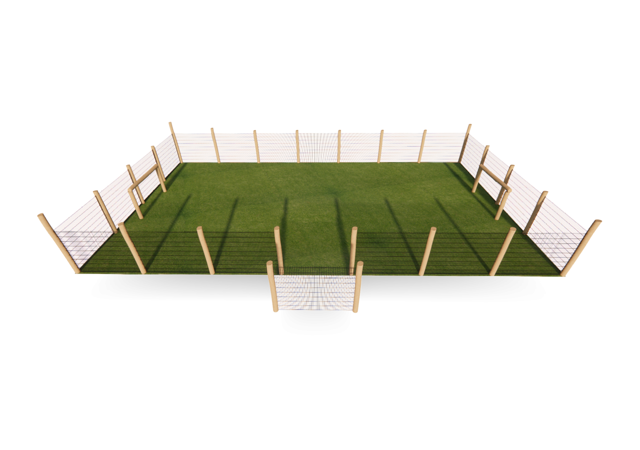 Voetbalveld groot Goal max